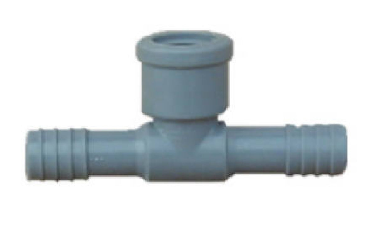 Tigre 1402-012BC Poly Female Pipe Thread Insert Tee, 1-1/4 Inch