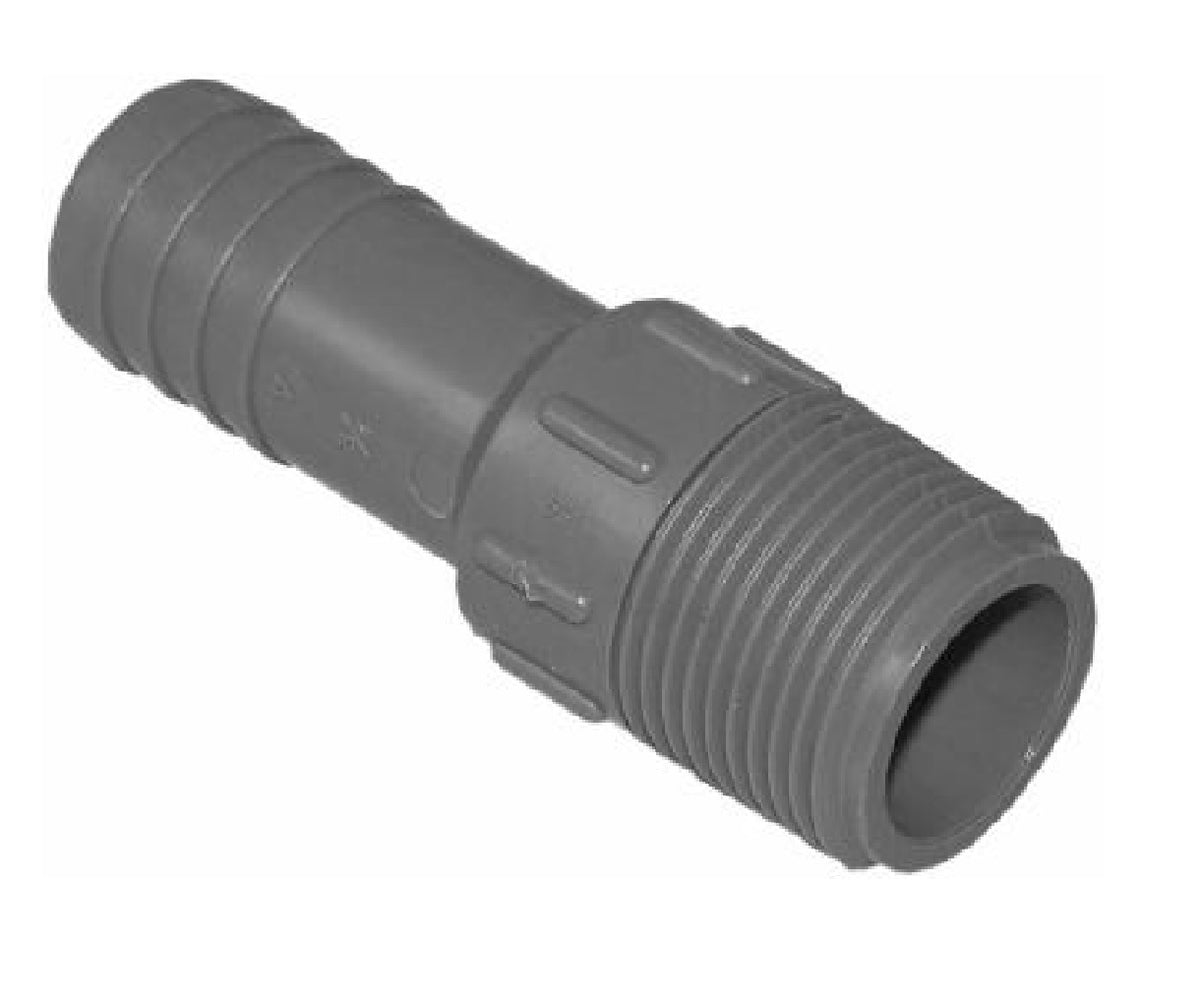 Tigre 1436-005BC Poly Male Pipe Thread Insert Adapter, 1/2 Inch
