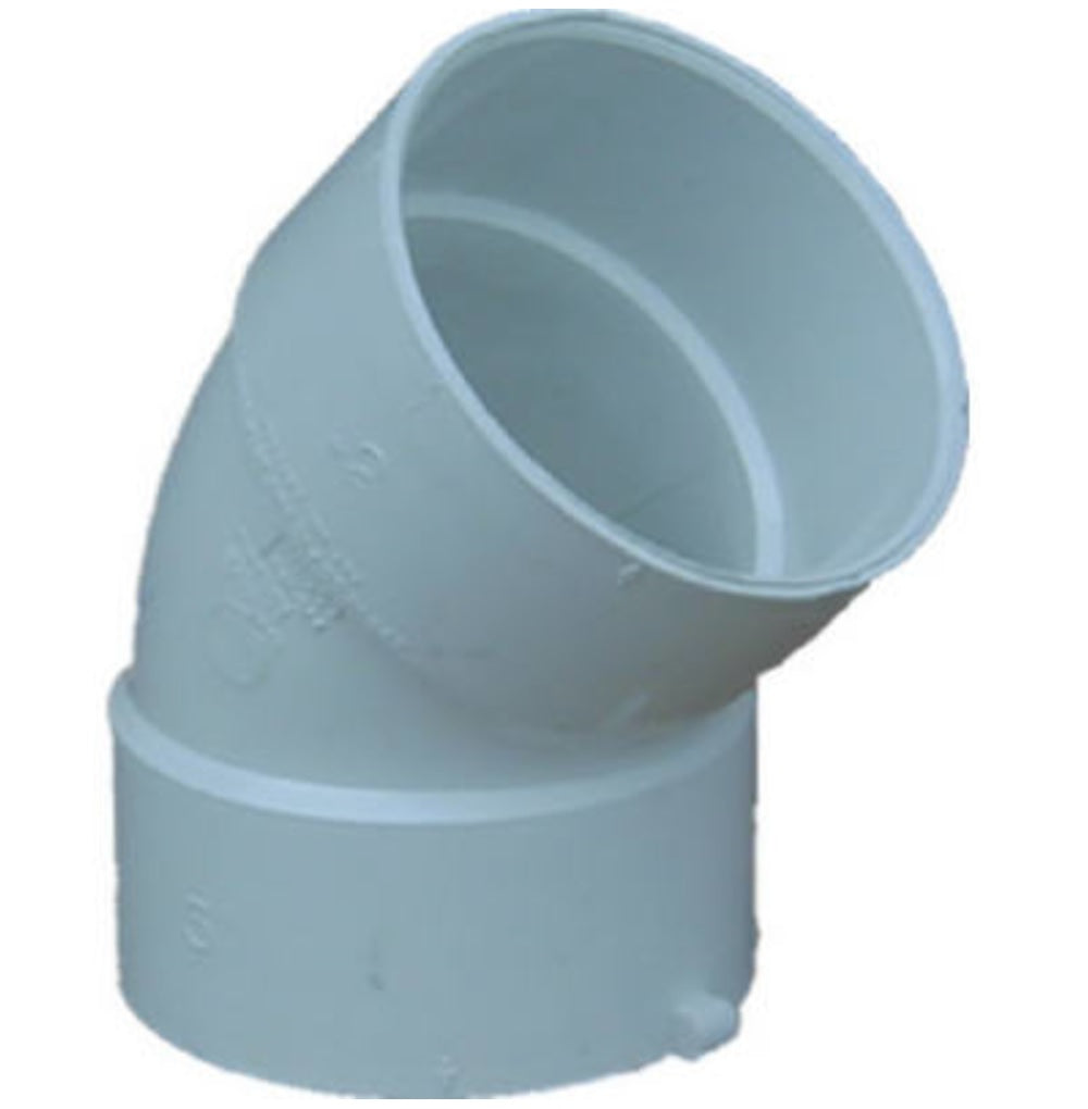 Tigre 36-671 Sewer & Drain 45 Degree Elbow, 4 Inch