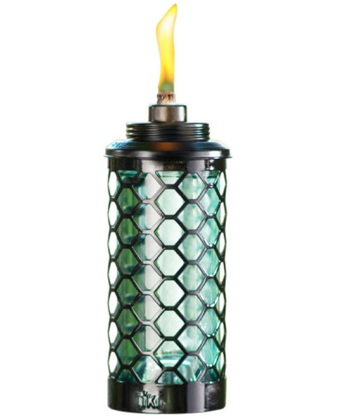 Tiki 1117101 Honeycomb Garden Torch, Blue