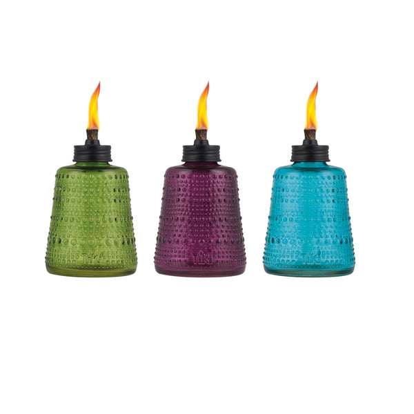 Tiki 1120063 Tabletop Torch, Assorted Colors, 6", 1-Qty
