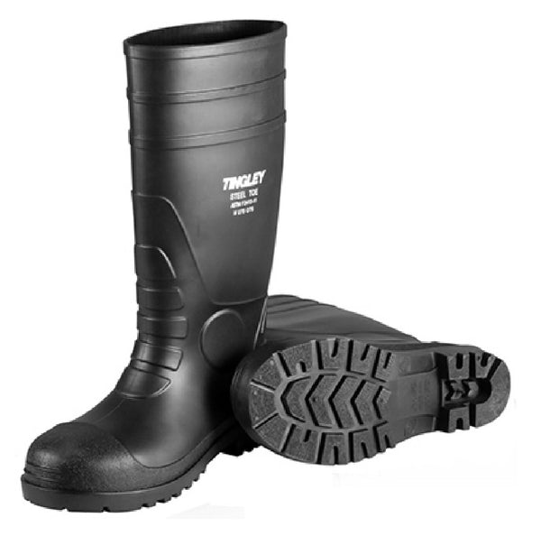 Tingley 31261.06 Steel Toe Safety Knee Boot, Size 6, Black