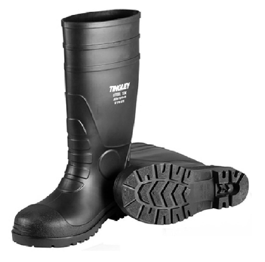 Tingley 31261.08 Steel Toe Safety Knee Boot, Size 8, Black