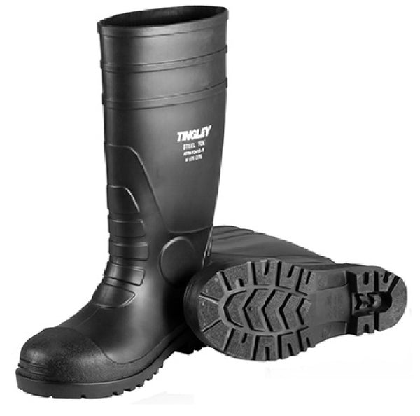 Tingley 31261.05 Steel Toe Safety Knee Boot, Size 5, Black
