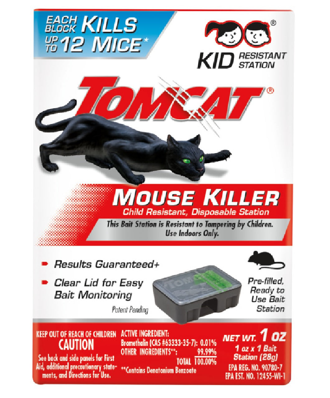Tomcat 0371410 Disposable Bait Station, 1 Ounce
