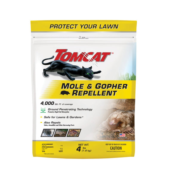 Tomcat 0348304 Mole and Gopher Repellent Granule, 4000 sq-ft