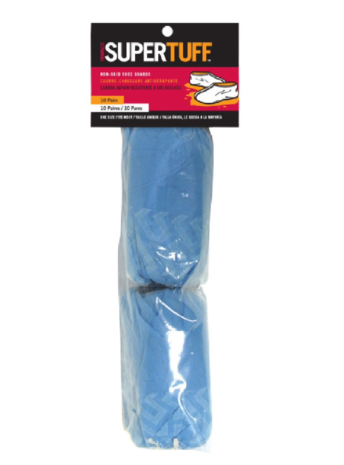 Trimaco 54310/6 Non-Skid Poly Shoe Guards, 10 Pair, Blue