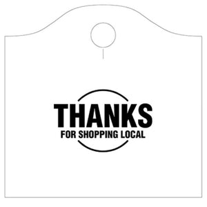 Trinity Plastics TVTY2218 Deluxe Merchandise Pull Bag, White