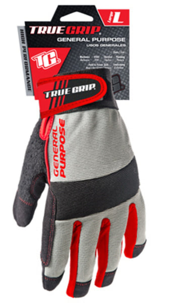 True Grip 98692-23 General Purpose High Performance Work Glove, Large