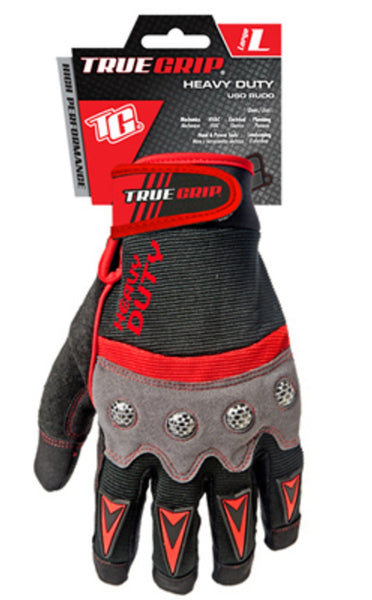 True Grip 98747-23 Heavy Duty Carbon Blue General Purpose Glove, Large