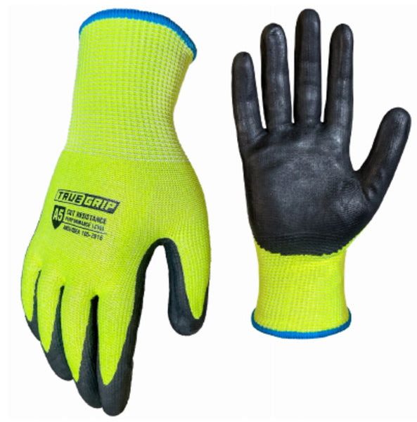 True Grip 98782-26 Hi-Vis Men's Resistant Gloves, Large