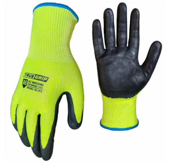 True Grip 98781-26 Hi-Vis Men's Resistant Gloves, Medium