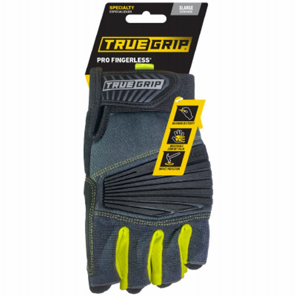 True Grip 98679-23 Pro Fingerless Glove, XXL