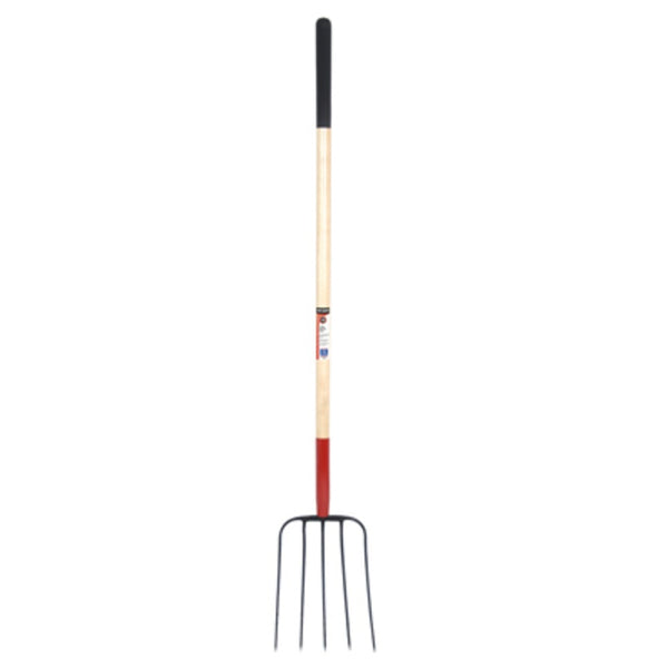True Temper 2812300 5 Tine Forged Manure Fork