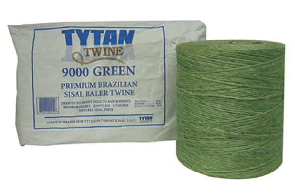 Tytan SBT9GRRH Premium Brazilian Sisal Baler Twine, Green