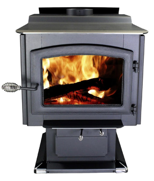 US Stove AW3200E-P* Ashley Freestanding Large Pedestal Wood Stove, 152000 BTU