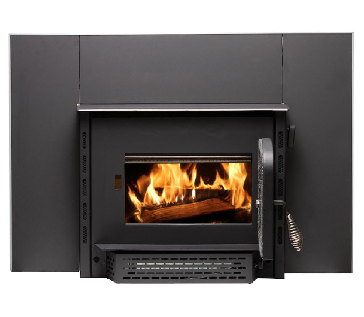 US Stove AW1820E* Wood Stove Wood Burning Insert, Black, 1800 sq. ft.