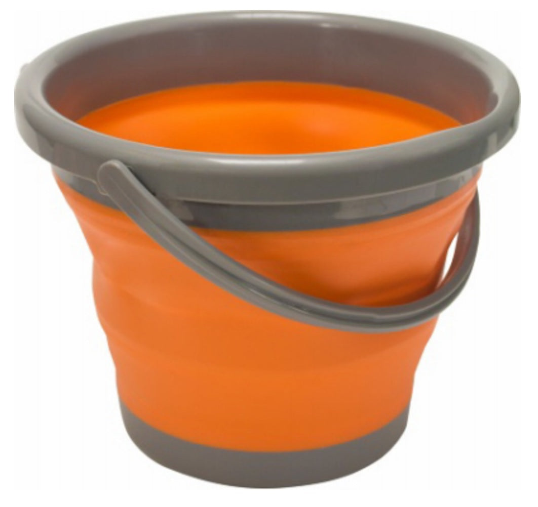 UST 1142763 Flexware Collapsible Bucket, Orange, 5 Liter