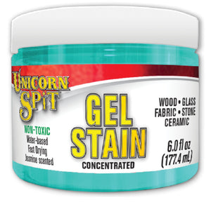Unicorn Spit 5772006 Gel Stain and Glaze, 6 fl-oz Jar
