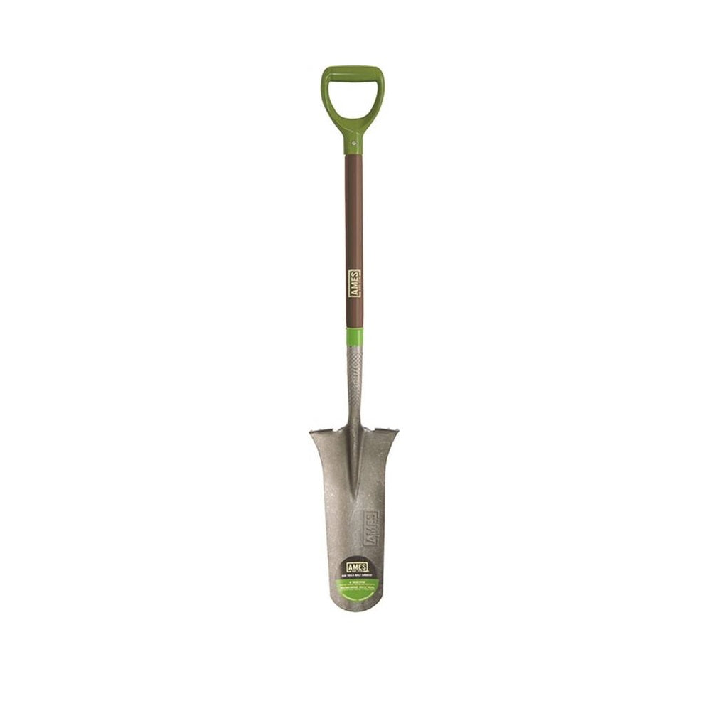 Union Tools 45170 Round point Drain Spade, 4.75" X 16"