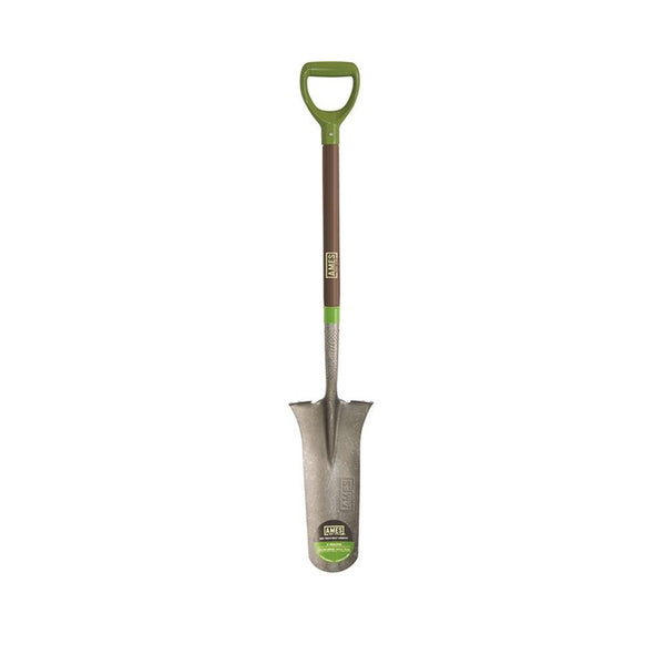 Union Tools 45170 Round point Drain Spade, 4.75" X 16"
