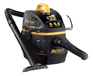 Vacmaster VFB511B 0202 Professional Beast Series Wet/Dry Vacuum, 6 Peak HP, 5 Gallon