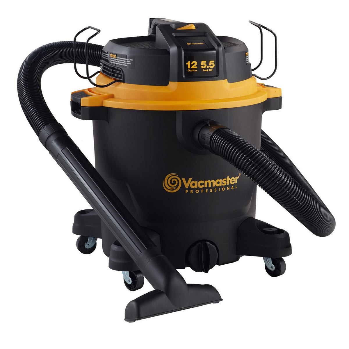 Vacmaster VJH1211PF 0201 Professional Wet/Dry Vac, 12 Gallon, 5.5 Peak HP