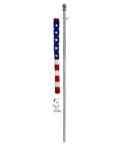 Valley Forge AA99090 Aluminum Pole & Flag Kit 30 Inch x 50 Inch