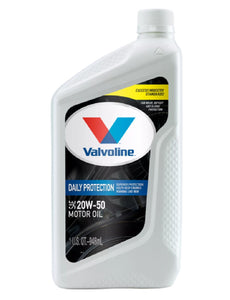 Valvoline 881159 20W50 Daily Protection Motor Oil, 1 Quart