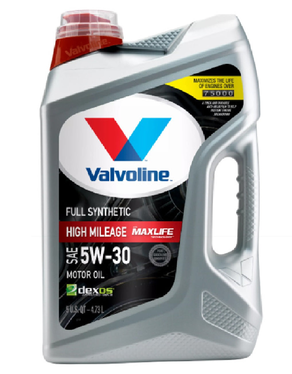 Valvoline 881169 5W30 Full Synthetic High Mileage Motor Oil, 5 Quart