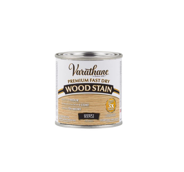 Varathane 313610 Premium Fast Dry Wood Stain, Honey Maple, 0.5 Pint