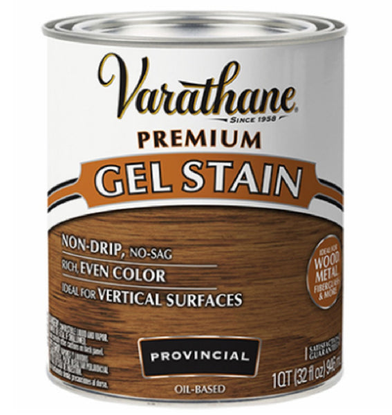 Varathane 358307 Premium Gel Stain, Provincial, 1 Quart