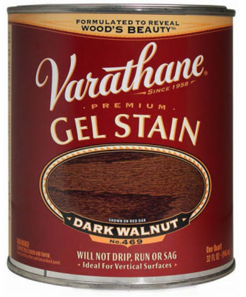 Varathane 358301 Premium Gel Stain, Quart, Dark Walnut