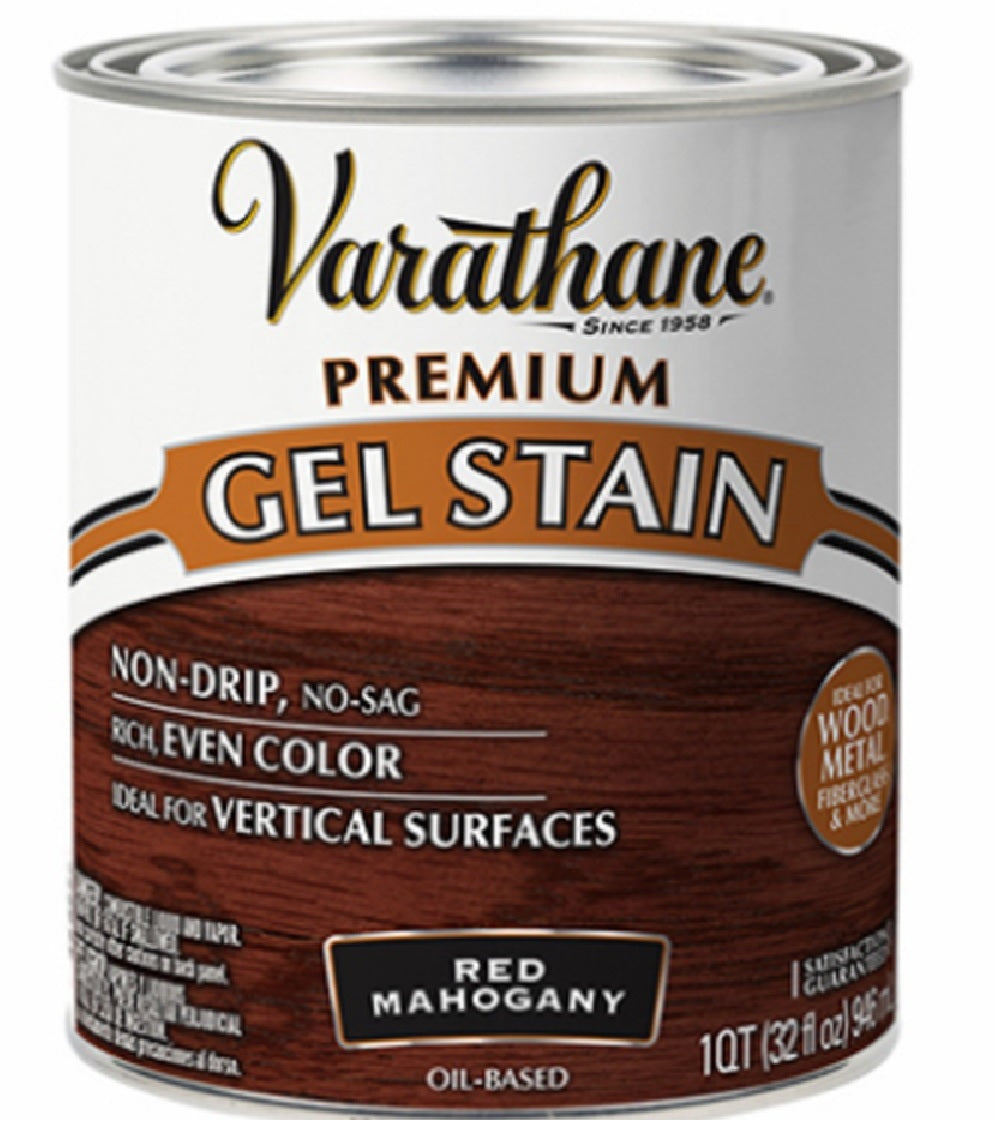 Varathane 358308 Premium Gel Stain, Red Mahogany
