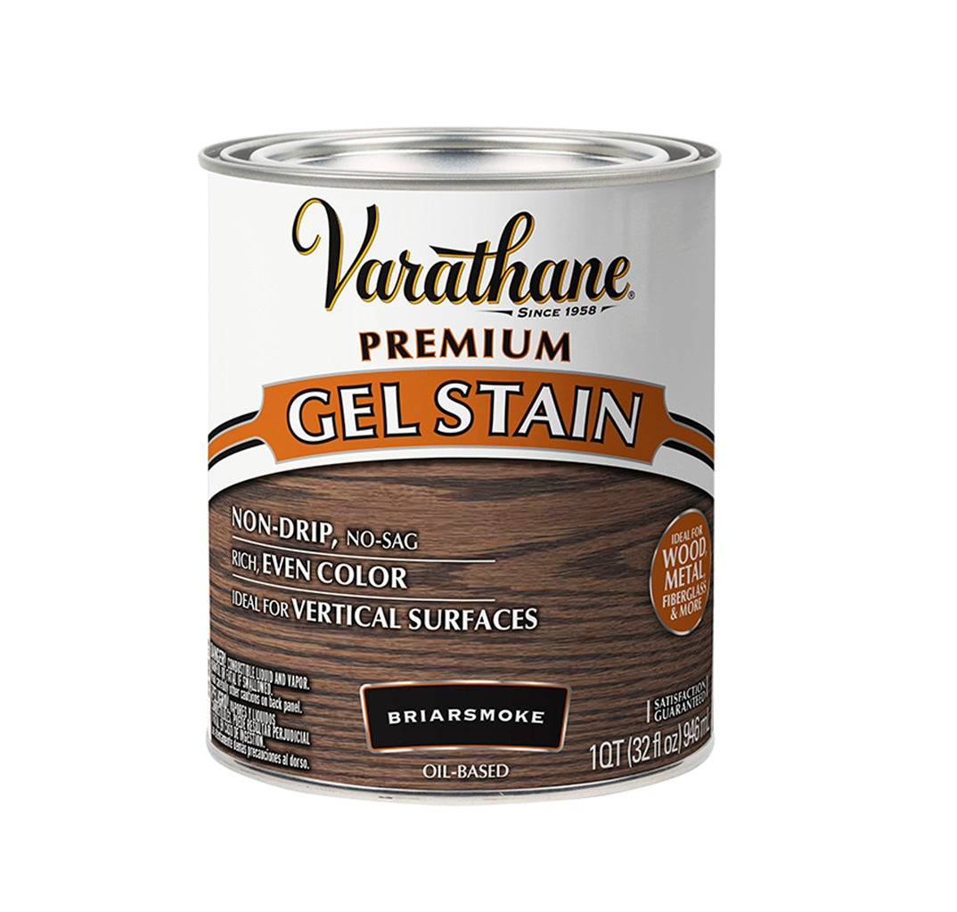 Varathane Natural Varathane 358173 Premium Gel Stain, Briarsmoke, Quart, 55% OFF