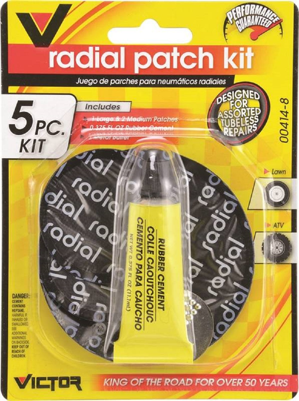 SLIME CLASSIC RUBBER REPAIR PATCH KIT 20189