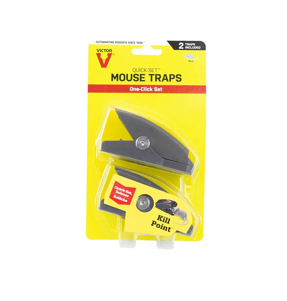 Victor M137 Quick Set Mouse Traps, 2/Pack