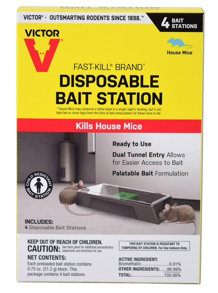 Victor M915 Mouse Bait Station, Plastic