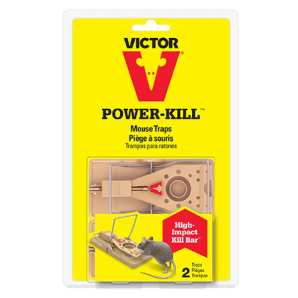 Victor M392 Power Kill Mouse Trap, 2 Pack