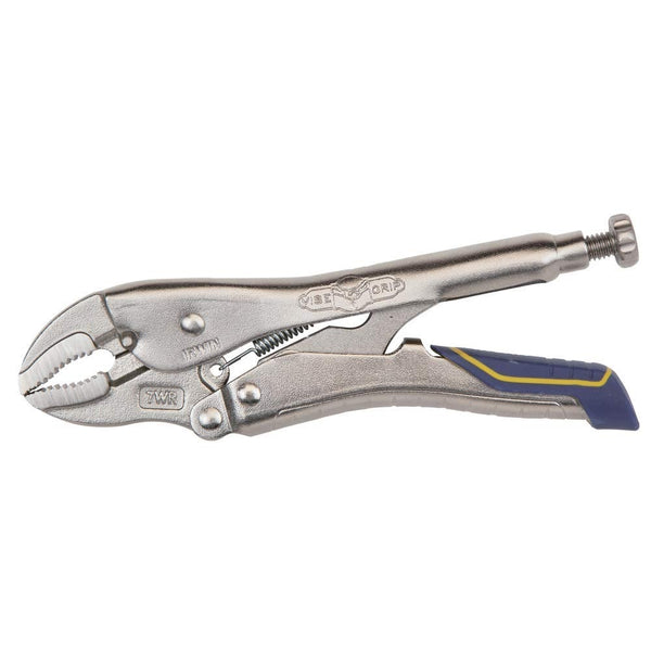 Vise-Grip IRHT82580 Curved Jaw Locking Plier With Cutter, 7 inch