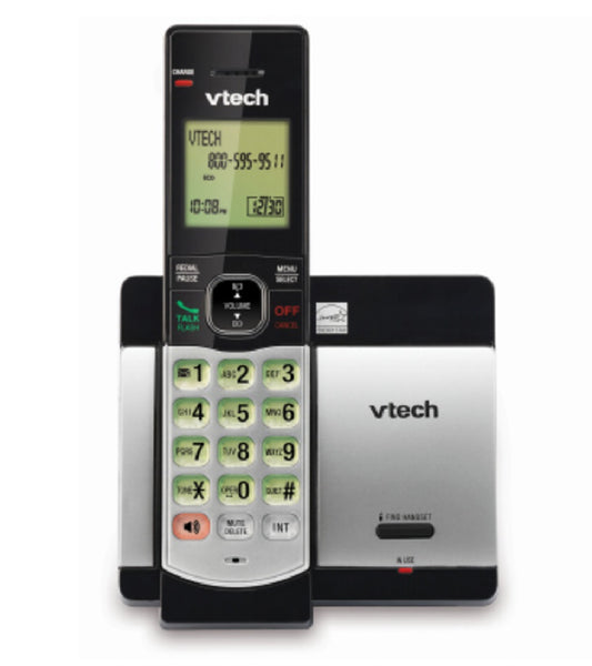 Vtech CS5119 Cordless Phone with Caller ID Handset, Silver/Black