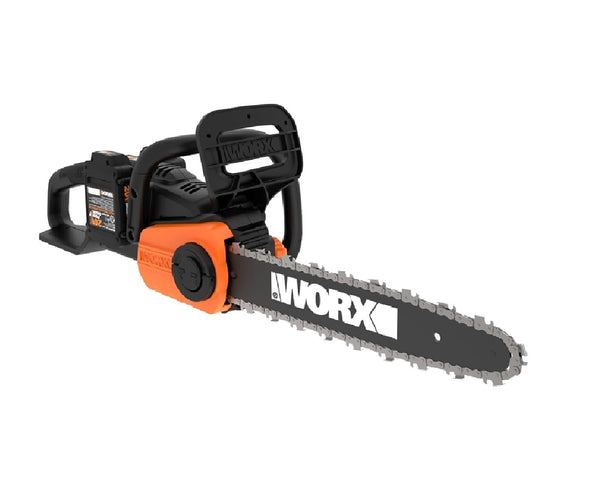 WORX WG384 Cordless Chainsaw w/ Auto-Tension, 14 Inch