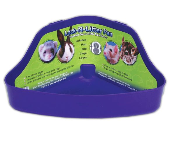 Ware Manufacturing 03360 Lock-N-Litter Pan for Small Pets, Plastic