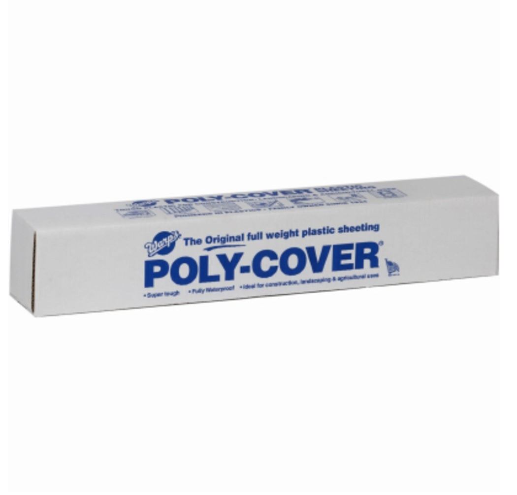 Warp's 6LX10-C Poly Sheeting, 10 Feet x 50 Feet, Clear