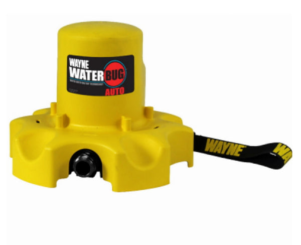 Wayne WWB AUTO Bug Auto Submersible Utility Pump, 1/4 HP