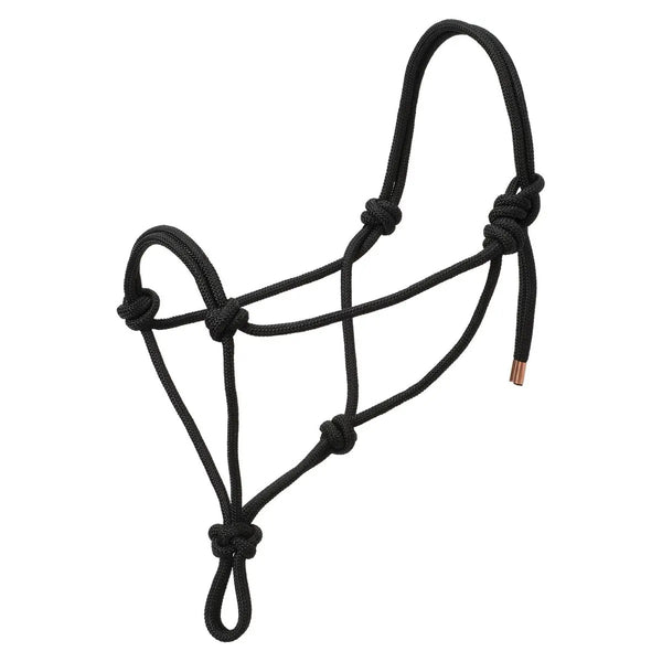 Weaver Leather 35-7799-R1 Economy Rope Halter, Black