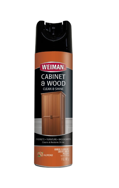 Weiman 3063 Cabinet Wood Cleaner and Polish, 17 oz, White
