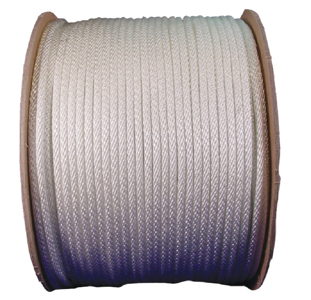 Wellington 5220645/10096 Spool Nylon Rope, White, 1000 Feet