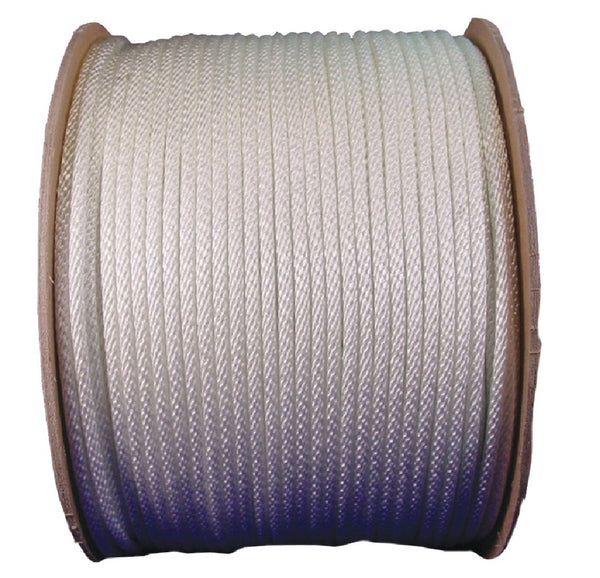 Wellington 5220645/10096 Spool Nylon Rope, White, 1000 Feet