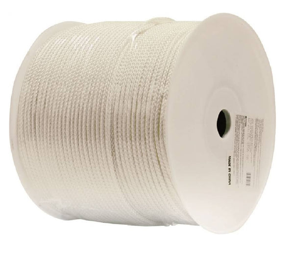 Wellington 5230845/14345 Spool Nylon Rope, Silver/White